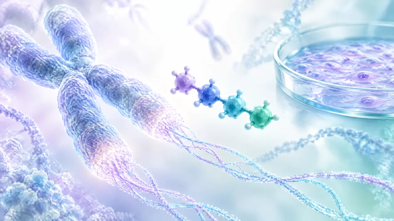 Original conceptual science illustration for Epithalon; the adjoining labelled figure separates established biology from observed and unverified findings.
