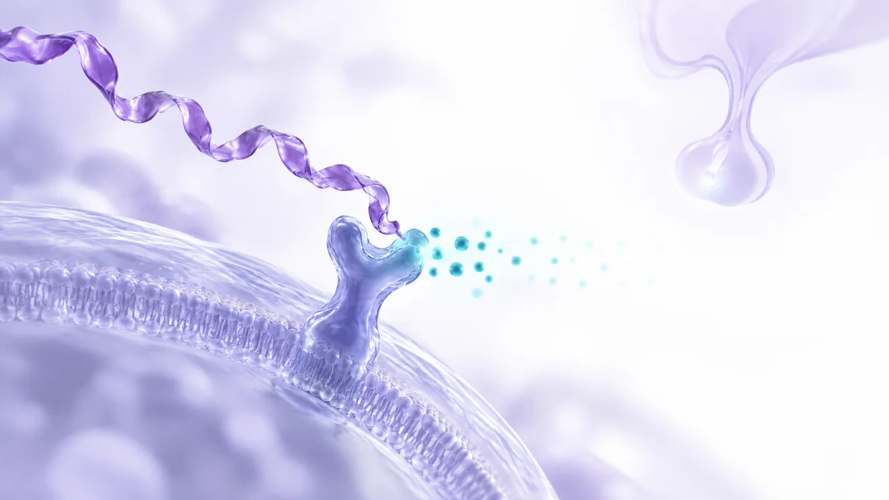Original conceptual science illustration for Sermorelin; the adjoining labelled figure separates established biology from observed and unverified findings.