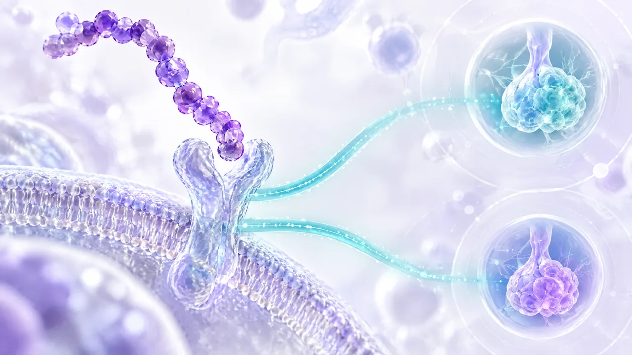 Original conceptual science illustration for Gonadorelin; the adjoining labelled figure separates established biology from observed and unverified findings.