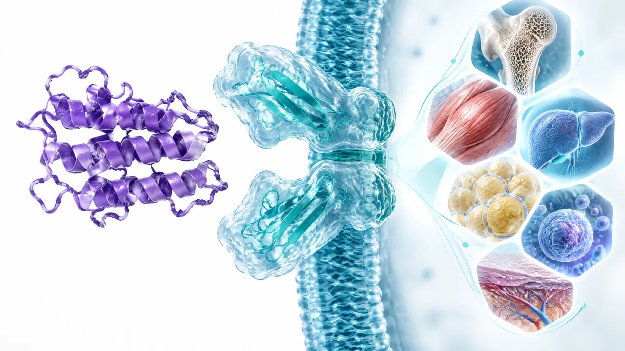 Original conceptual science illustration for What is HGH 191AA? Evidence‑Based Guide for Beginners; the adjoining labelled figure separates established biology from observed and unverified findings.