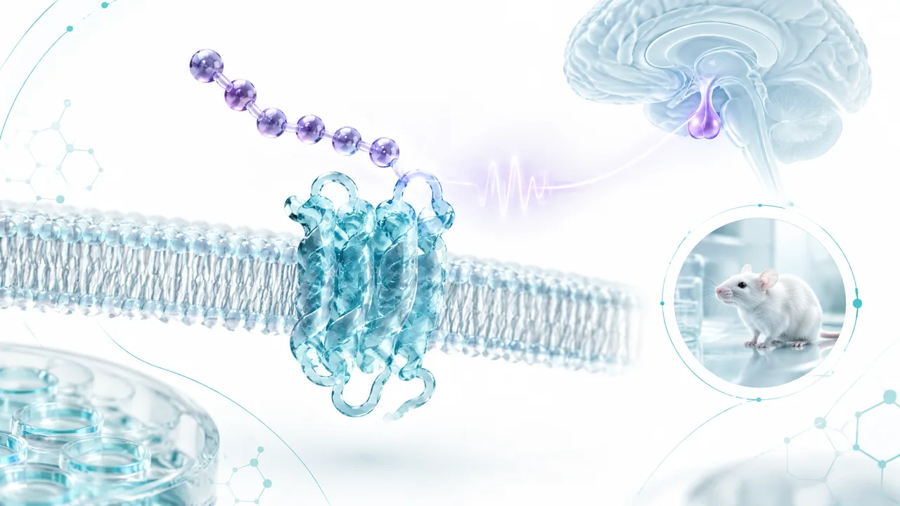 Original conceptual science illustration for ghrp 2; the adjoining labelled figure separates established biology from observed and unverified findings.