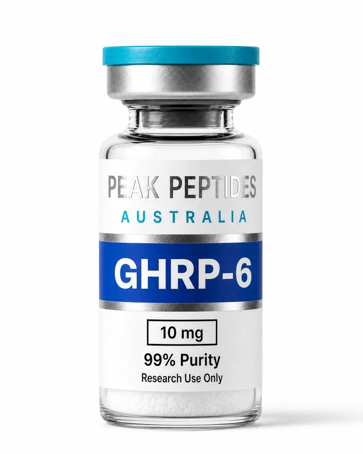 Peak Peptides Australia GHRP-6 10 mg vial