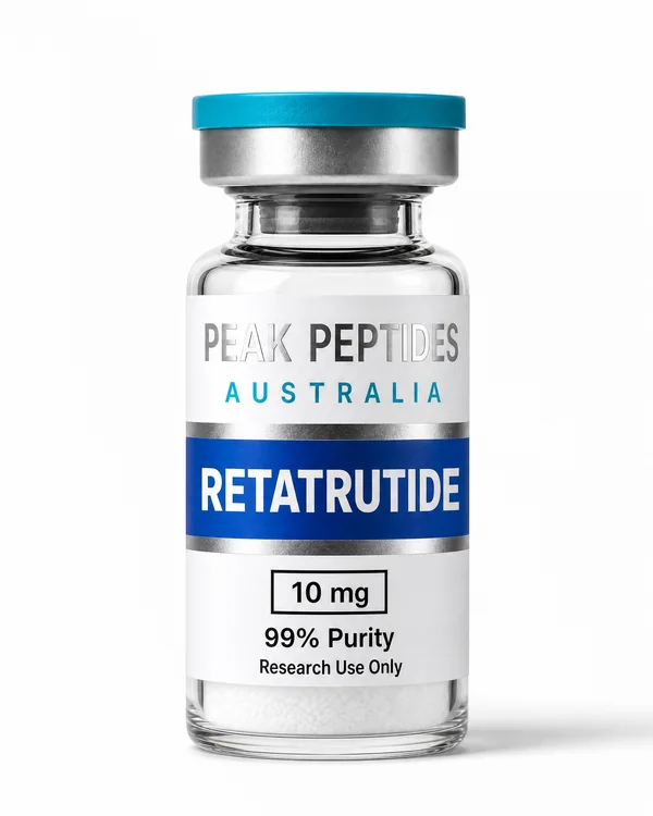 Peak Peptides Australia Retatrutide 10 mg vial