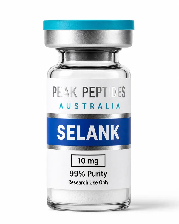 Peak Peptides Australia Selank 10 mg vial