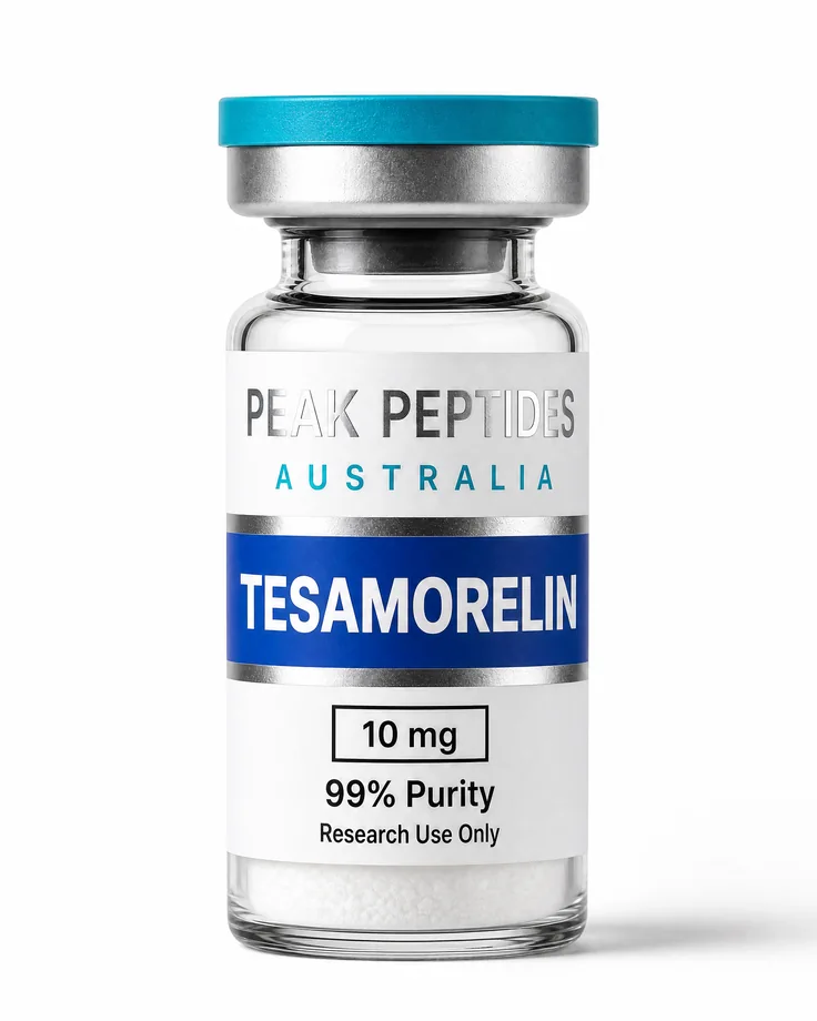 Peak Peptides Australia Tesamorelin 10 mg vial
